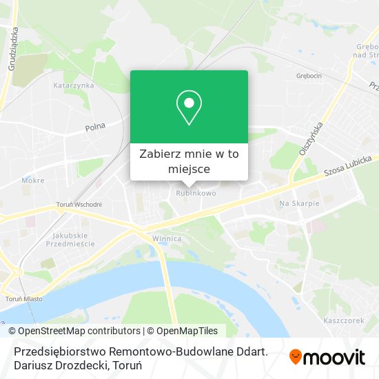 Mapa Przedsiębiorstwo Remontowo-Budowlane Ddart. Dariusz Drozdecki