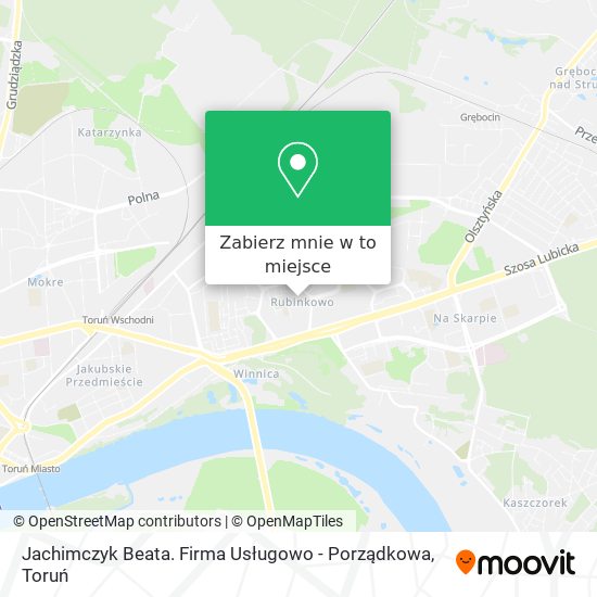 Mapa Jachimczyk Beata. Firma Usługowo - Porządkowa