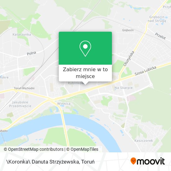 Mapa \Koronka\ Danuta Strzyżewska