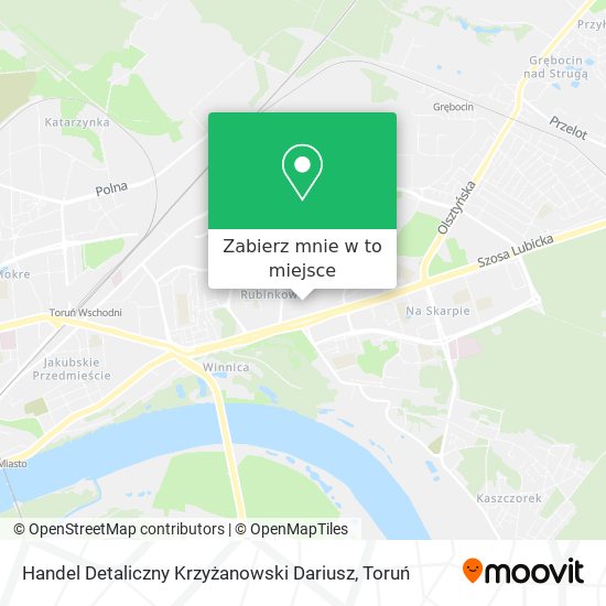 Mapa Handel Detaliczny Krzyżanowski Dariusz