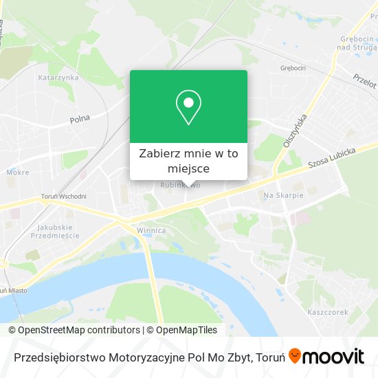 Mapa Przedsiębiorstwo Motoryzacyjne Pol Mo Zbyt
