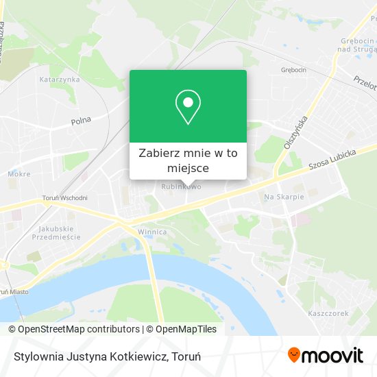 Mapa Stylownia Justyna Kotkiewicz