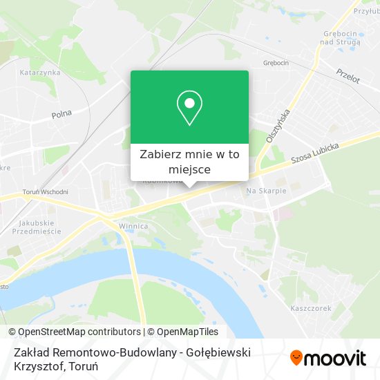 Mapa Zakład Remontowo-Budowlany - Gołębiewski Krzysztof