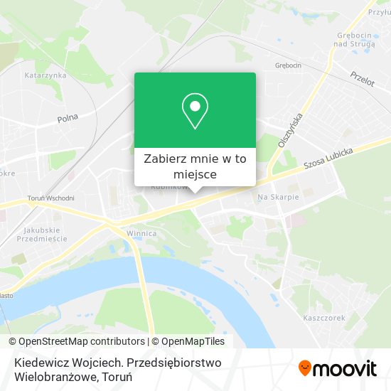 Mapa Kiedewicz Wojciech. Przedsiębiorstwo Wielobranżowe