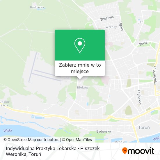 Mapa Indywidualna Praktyka Lekarska - Piszczek Weronika
