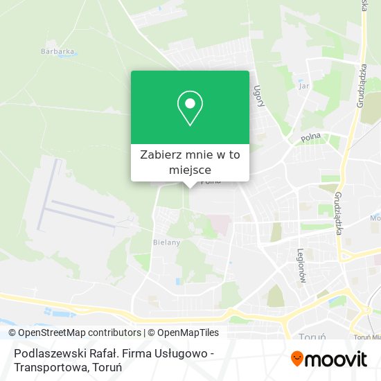 Mapa Podlaszewski Rafał. Firma Usługowo - Transportowa