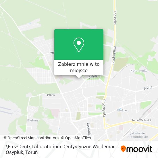 Mapa \Frez-Dent\ Laboratorium Dentystyczne Waldemar Osypiuk