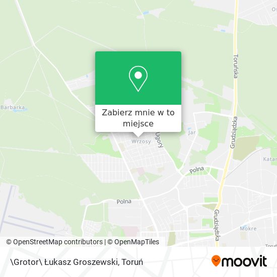 Mapa \Grotor\ Łukasz Groszewski