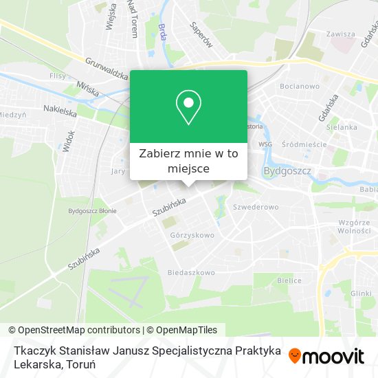 Mapa Tkaczyk Stanisław Janusz Specjalistyczna Praktyka Lekarska