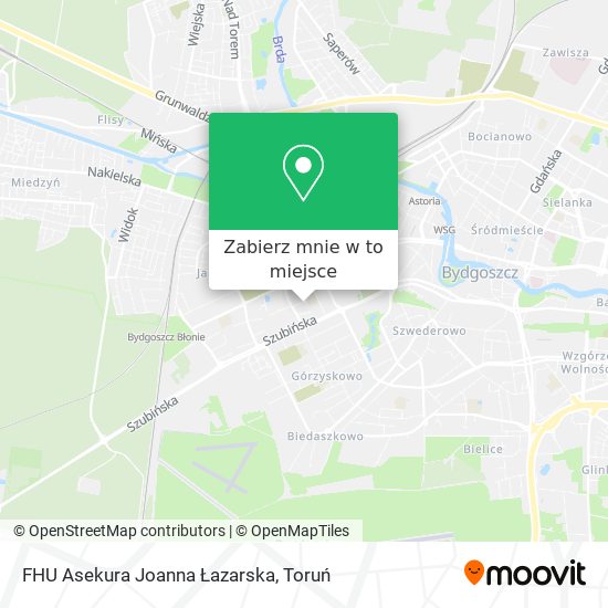 Mapa FHU Asekura Joanna Łazarska