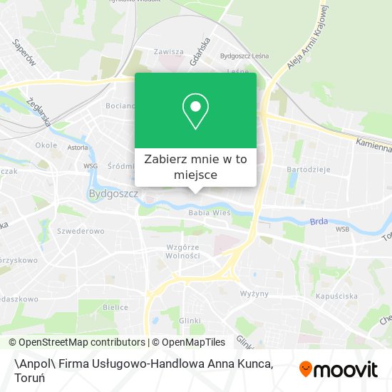 Mapa \Anpol\ Firma Usługowo-Handlowa Anna Kunca