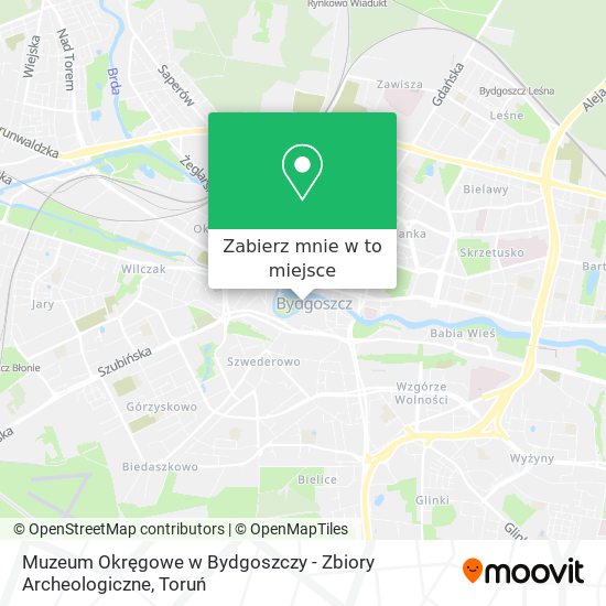 Mapa Muzeum Okręgowe w Bydgoszczy - Zbiory Archeologiczne