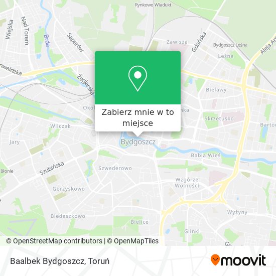 Mapa Baalbek Bydgoszcz