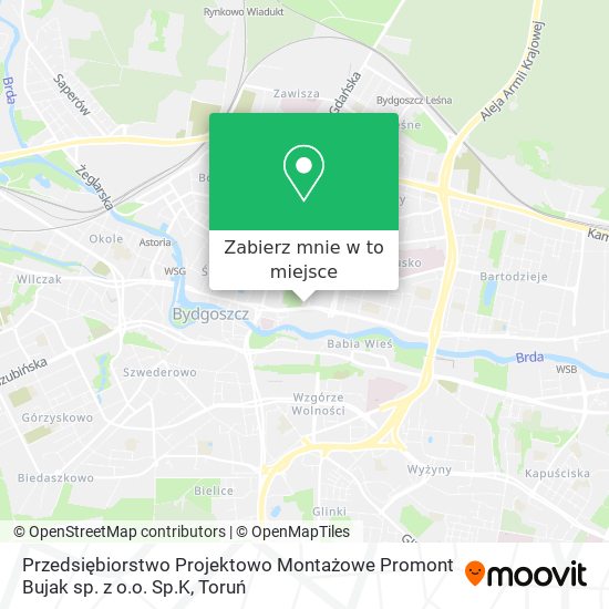 Mapa Przedsiębiorstwo Projektowo Montażowe Promont Bujak sp. z o.o. Sp.K