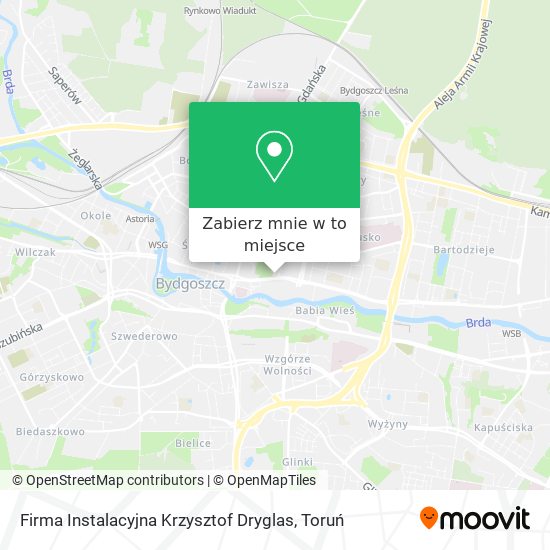 Mapa Firma Instalacyjna Krzysztof Dryglas
