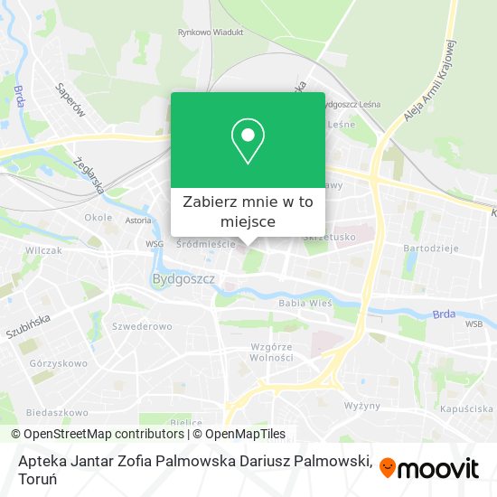 Mapa Apteka Jantar Zofia Palmowska Dariusz Palmowski