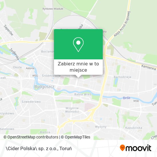 Mapa \Cider Polska\ sp. z o.o.