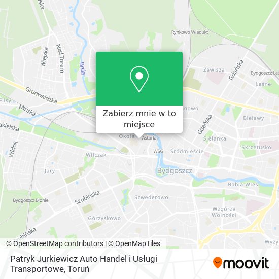 Mapa Patryk Jurkiewicz Auto Handel i Usługi Transportowe