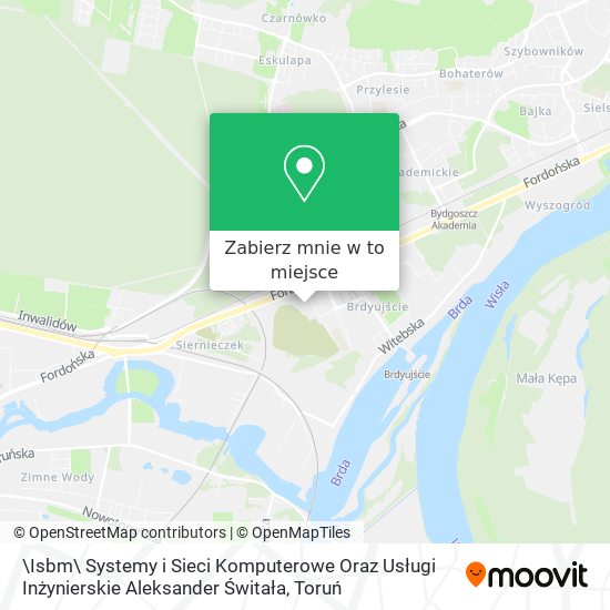 Mapa \Isbm\ Systemy i Sieci Komputerowe Oraz Usługi Inżynierskie Aleksander Świtała