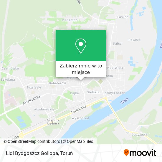Mapa Lidl Bydgoszcz Golloba