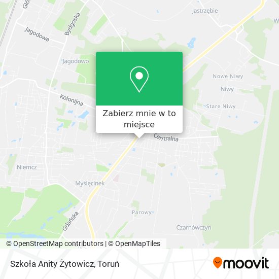 Mapa Szkoła Anity Żytowicz