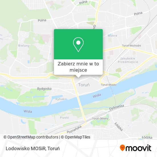 Mapa Lodowisko MOSiR