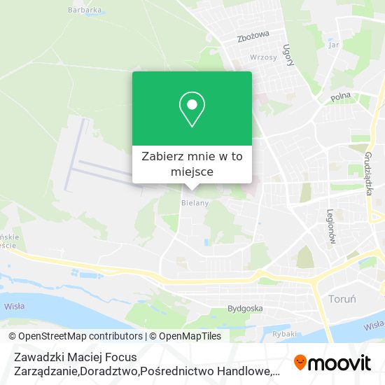 Mapa Zawadzki Maciej Focus Zarządzanie,Doradztwo,Pośrednictwo Handlowe