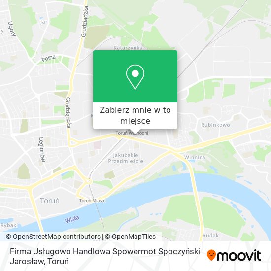 Mapa Firma Usługowo Handlowa Spowermot Spoczyński Jarosław