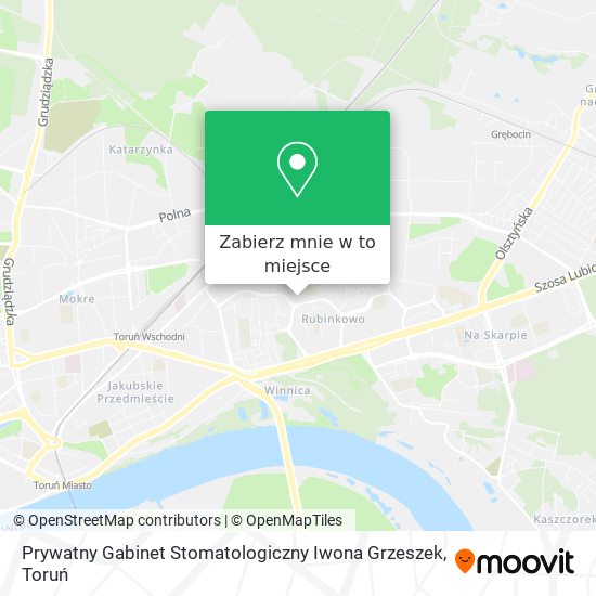 Mapa Prywatny Gabinet Stomatologiczny Iwona Grzeszek
