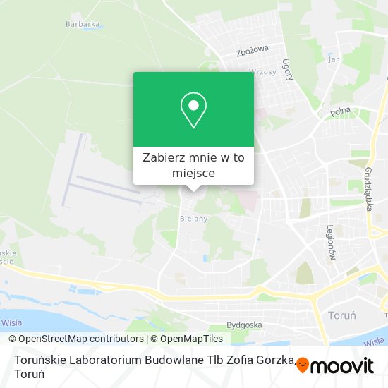 Mapa Toruńskie Laboratorium Budowlane Tlb Zofia Gorzka