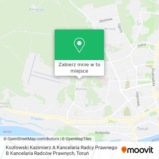 Mapa Kozłowski Kazimierz A Kancelaria Radcy Prawnego B Kancelaria Radców Prawnych