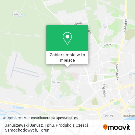 Mapa Januszewski Janusz. Fphu. Produkcja Części Samochodowych