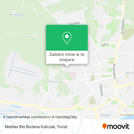 Mapa Meblex Bis Bożena Kulczak