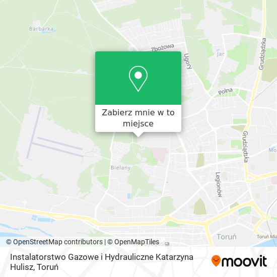 Mapa Instalatorstwo Gazowe i Hydrauliczne Katarzyna Hulisz