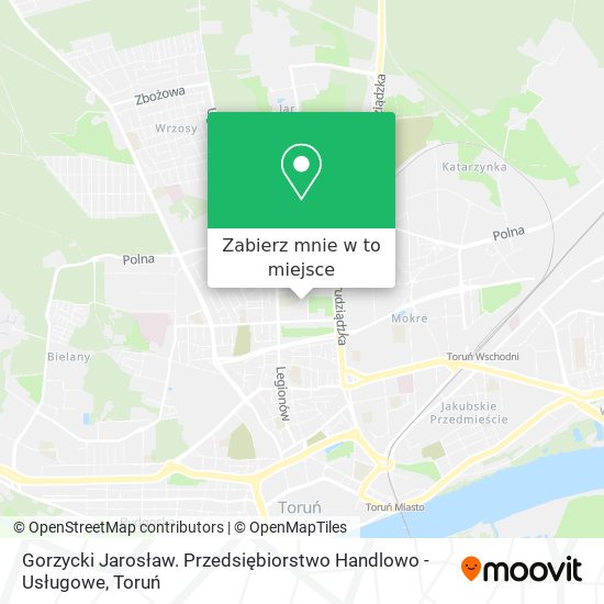 Mapa Gorzycki Jarosław. Przedsiębiorstwo Handlowo - Usługowe
