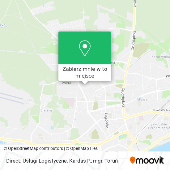 Mapa Direct. Usługi Logistyczne. Kardas P., mgr