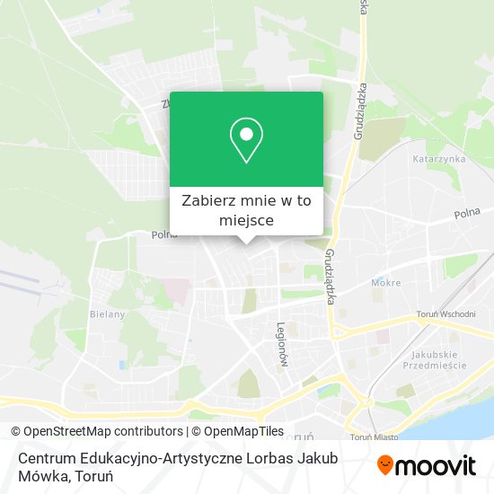 Mapa Centrum Edukacyjno-Artystyczne Lorbas Jakub Mówka