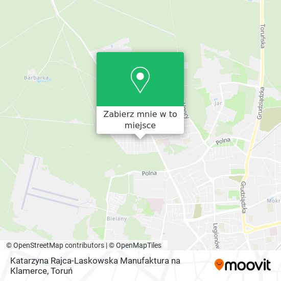 Mapa Katarzyna Rajca-Laskowska Manufaktura na Klamerce