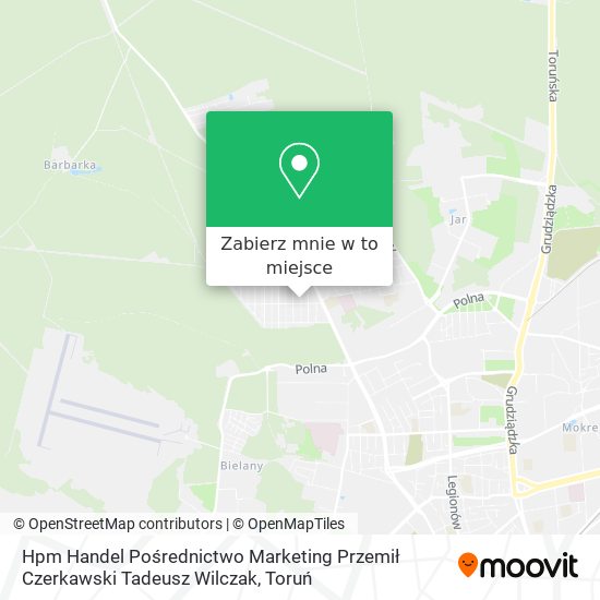 Mapa Hpm Handel Pośrednictwo Marketing Przemił Czerkawski Tadeusz Wilczak