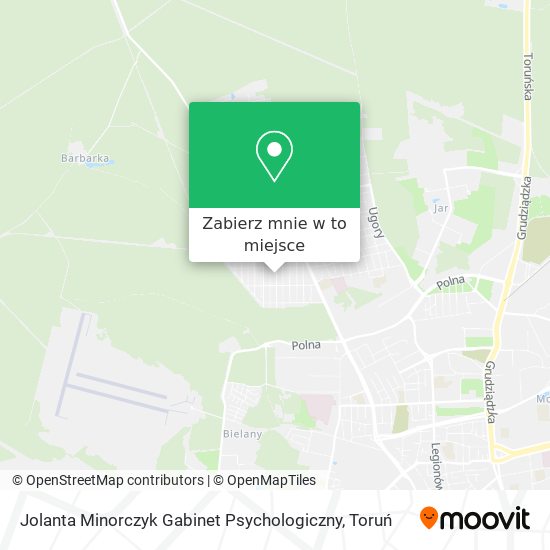 Mapa Jolanta Minorczyk Gabinet Psychologiczny