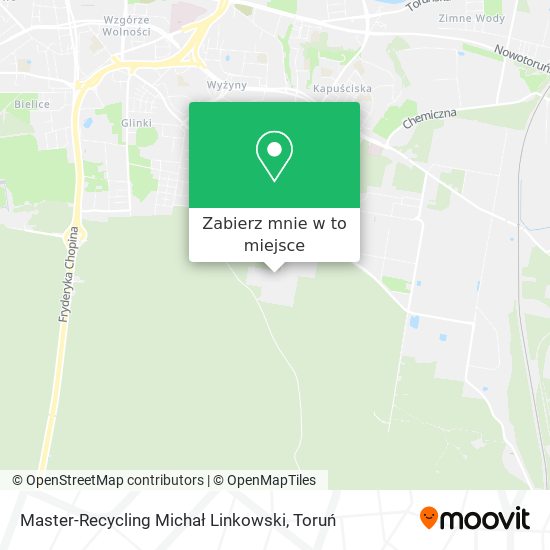Mapa Master-Recycling Michał Linkowski