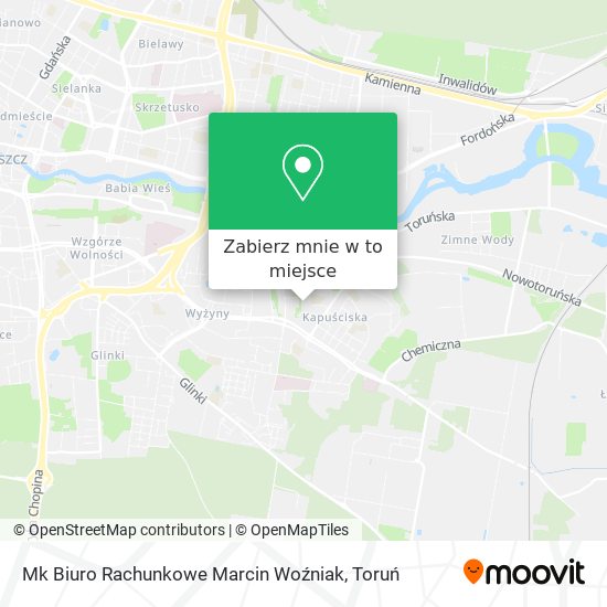 Mapa Mk Biuro Rachunkowe Marcin Woźniak