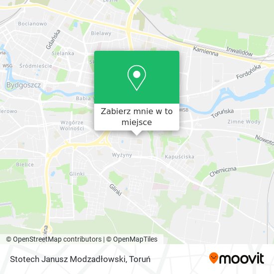 Mapa Stotech Janusz Modzadłowski