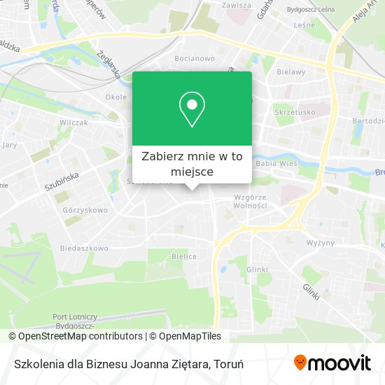 Mapa Szkolenia dla Biznesu Joanna Ziętara