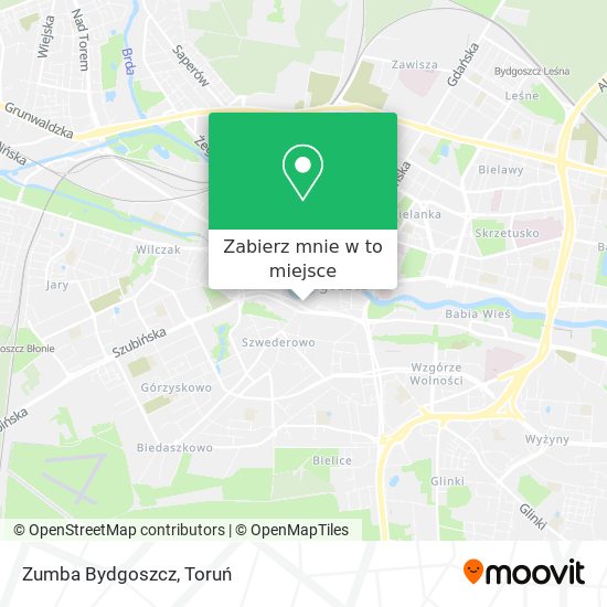 Mapa Zumba Bydgoszcz