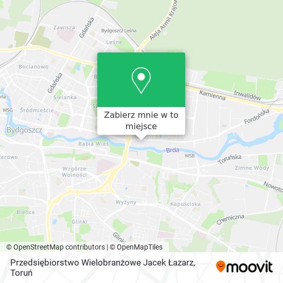 Mapa Przedsiębiorstwo Wielobranżowe Jacek Łazarz