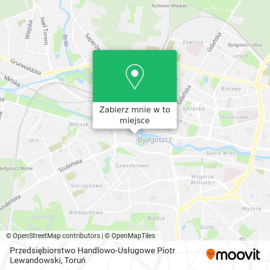 Mapa Przedsiębiorstwo Handlowo-Usługowe Piotr Lewandowski