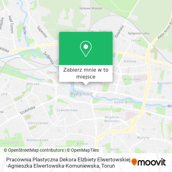 Mapa Pracownia Plastyczna Dekora Elżbiety Elwertowskiej -Agnieszka Elwertowska-Komuniewska