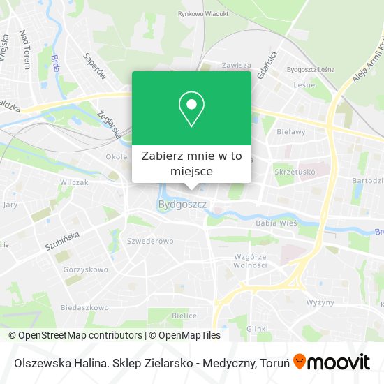 Mapa Olszewska Halina. Sklep Zielarsko - Medyczny