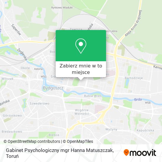 Mapa Gabinet Psychologiczny mgr Hanna Matuszczak